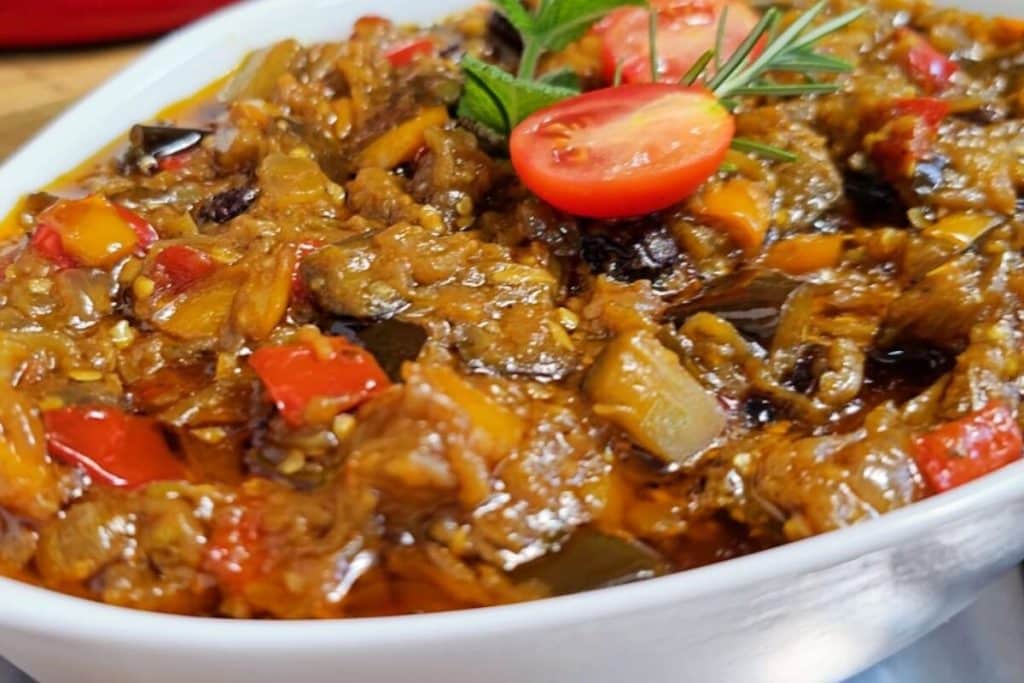 Caponata de berinjela