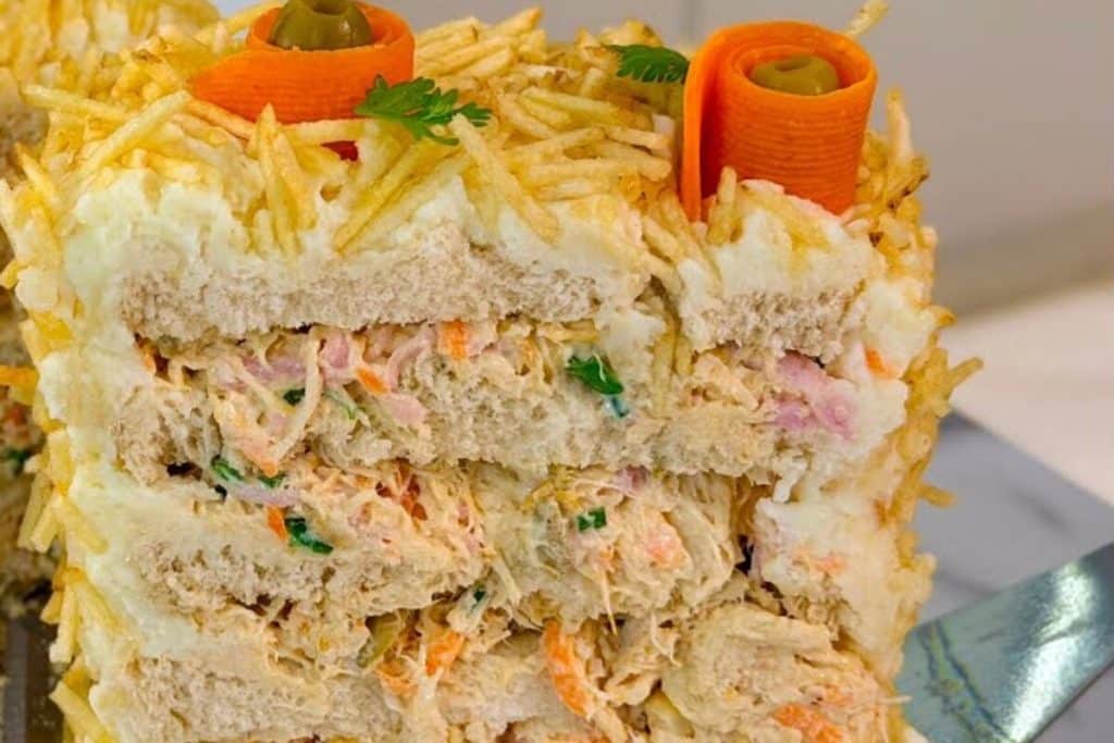 Torta fria de salpicão
